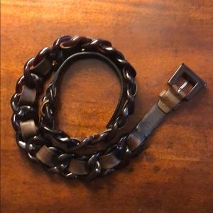 Auth PRADA tortoise belt